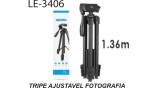 TRIPE PARA CAMERA DE METAL AJUSTAVEL IT BLUE LE-3406 1.36M