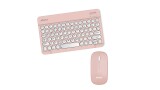 KIT TECLADO E MOUSE BLUETOOTH 5.2 SLIM 1600 DPI XTRAD 8880 ROSA
