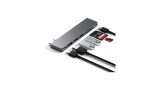 HUB USB TIPO C 7 EM 2 - 2USB 3.0 / 1 LEITOR CARTAO SD/TF / 1 HDMI SATECHI