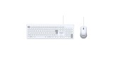 KIT TECLADO E MOUSE USB PCYES SOFT  BRANCO PCOSF2W  - 111379