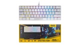 TECLADO GAMER MECANICO SPECTRAFURY RGB KMEX KBW8 BRANCO