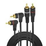 CABO RCA  AUTOMOTIVO 5M   4MM  90GRAUS  PRETO PIX  018-0425