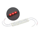 MODULO COM 3 LEDS IP65 60x15x6.8   12V VERMELHO   006-6041