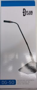 MICROFONE CONDENSADOR GOOSENECK DE MESA DYLAN PHANTOM POWER DG-50 45CM