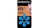 PILHA PARA APARELHO AUDITIVO DURACELL BATERIA 675 CARTELA COM 6