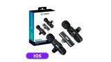 MICROFONE LAPELA SEM FIO LIGHTNING IPHONE DUPLO ONISTEK MC812