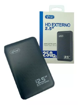 HD EXTERNO PORTATIL 2.5 250GB KNUP USB 3.0