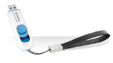 PEN DRIVE 64GB ADATA C008 AZUL E BRANCO