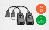 EXTENSOR DE DADOS USB RJ45 CAT5E / CAT6 INTELBRAS VEX 1050 USB G2