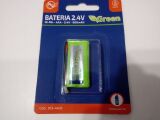 BATERIA TELEFONE SEM FIO GREEN 2.4 600MAH AAA  013-4476