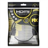 CABO HDMI 1M PIX 4K ULTRAHD 3D  2.0  018-2221