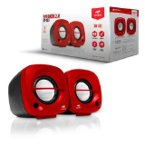 CAIXA DE SOM COMPUTADOR  C3TECH SP-303RD  VERMELHO
