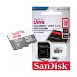 CARTAO DE MEMORIA MICRO SD 32GB SANDISK CLASSE 10 ULTRA 100MB/S