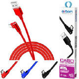 CABO DADOS USB  TIPO C  TURBO 90 GRAUS 1 M  EXBOM  CBX-U2C11TC