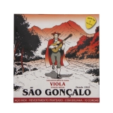 JOGO DE CORDAS P/ VIOLA CAIPIRA SÃO GONÇALO TENSAO MEDIA