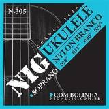 JOGO DE CORDAS UKULELE NYLON NIG N305 SOPRANO