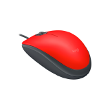 MOUSE USB COM FIO LOGITECH M110 SILENT VERMELHO