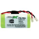 PILHA DE TELEFONE 2.4V 600 MAH 2XAA