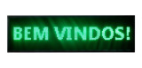 PLACA LED - BEM VINDO DUPLA