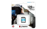 CARTÃO DE MEMÓRIA SD KINGSTON 128GB 170MB/S CANVAS GO PLUS