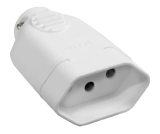 PINO AC FEMEA BRANCO 10A TRIPOLAR